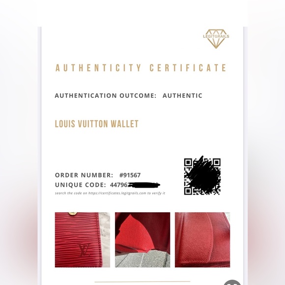 Louis Vuitton Epi Red Wallet - Picture 15 of 15